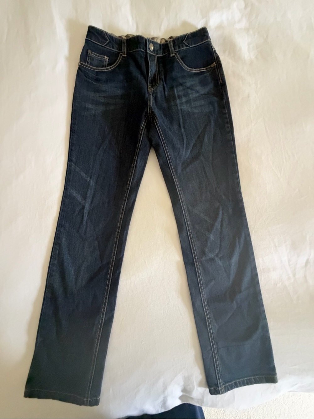 Burberry Dark Blue Wide-Leg Jeans